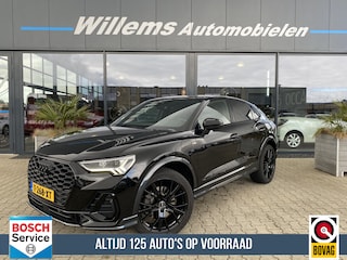 Audi Q3 45 TFSI e S Edition 45 TFSI e S-Line ACC Zwart Optiek Leder Stoelverwarming Trekhaak
