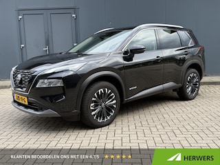 Nissan X-Trail 1.5 e-Power Tekna Automaat / Fabrieksgarantie tot 05-2028<100.000 / Dealer onderhouden / All Season banden / Head Up Display / Adaptief cruise control / Stuur-, Stoel & Achterbank verwarming / Elektrische achterklep /
