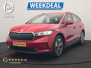 Skoda Enyaq iV 50 Comfort 55 kWh Dealer O.H | Adaptive Cruise | Camera | Crystal LED | Apple Carplay | Sportstoelen Verwarmd | BLIS | Virtual | Navigatie | DAB | 19"L.M |