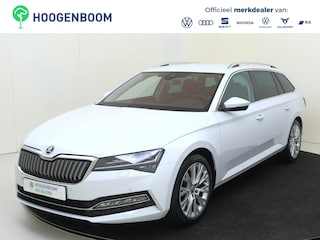Skoda Superb Combi 1.4 TSI iV Business Edition Plus | SoH 94% | Trekhaak | Adaptieve demping | Elektrisch verstelbare bestuurdersstoel met memory | Parkeersensoren voor en achter | Stoelverwarming | Adaptieve cruise control | Navigatie |