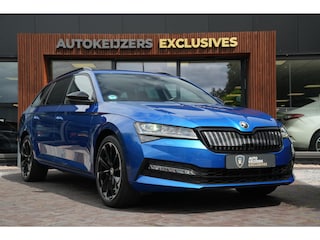 Skoda Superb Combi 1.4 iV Sportline Panoramadak Canton 360 Camera Keyless Dab+ Side Assist Leder Alcantara Stoelverwarming