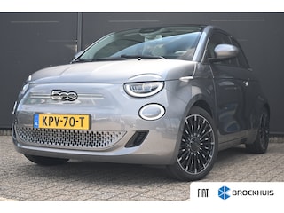 Fiat 500 La Prima 42 kWh 95%SOH! | Panoramadak | Incl. Winterset | JBL | Vol-Leder | Adaptive Cruise | Dealeronderhouden | Stoelverwarming | !!