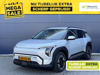 Kia EV3 81,4 kWh 204pk Plus | 605km range | VOORDEEL | Ivory Silver Matte | Stoel en Stuurverwarming | Adaptive Cruise Control | Camera