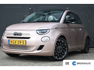 Fiat 500 1.0 Hybrid La Prima DEMO-DEAL! Tot 8 Jaar Garantie! | Vol-Leder | Achteruitrijcamera | Stoelverwarming | Climate Control | Full-LED | !!