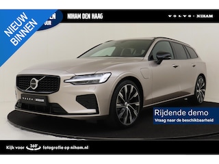 Volvo V60 T6 PLUG-IN HYBRID AWD ULTRA DARK *VOL!* -PANO.DAK|BOWERS&WILKNS|360°CAM|HEAD-UP DISP.|SPORTSTOELEN|PRIVACY.GLAS|20"|SoH:100%