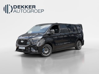 Ford Transit Custom L2H1 MS-RT 71 kWh 286 PK Dubbele Cabine INKLAPBARE TREKHAAK I DRIVER ASSIST PACK ULTIMATE I DUBBELE ZIJSCHUIFDEUREN I FULL LED-KOPLAMPEN I APPLE CARPLAY / ANDROID AUTO I