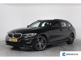 BMW 3-serie Touring 330e 292pk M-Sport | Dealer onderhouden | Trekhaak Elektr | Leder | Stoelverwarming | Camera | Climate Control | 19 inch