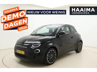 Fiat 500 Icon 42 kWh | DEMO | Panoramadak | Achteruitrijcamera | Apple Carplay/Android Auto | Climate control | Stoelverwarming | Lichtmetalen velgen | Parkeersensoren