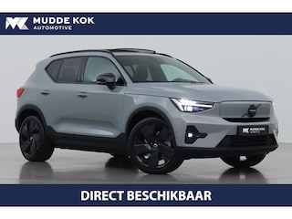 Volvo EX40 Single Motor Extended Range Plus Black Ed. 82 kWh | ACC | Panoramadak | Harman/Kardon | 360° Camera | Warmtepomp | Stoel+Stuurverwarming | 20 inch