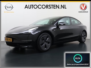 Tesla Model 3 Long Range RWD 75 kWh SOH 93% Warmtepomp Panoramadak Navi Camera's Leder Memory Stuur+Stoelverwarming Traffic-Aware Cruise Control AMD Ryzen™ Elek.Achterklep Led