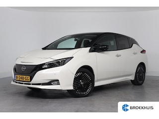 Nissan Leaf e+ Tekna 62 kWh | Dealer Onderhouden! | Bose | Cruise Adaptive | Trekhaak | 360 Camera | Stoel/Stuurverwarming | Clima | Leder | BLIS | LED | Keyless |