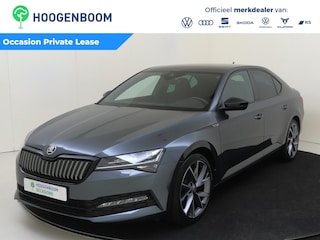 Skoda Superb 1.4 TSI iV Sportline Business | SoH 91% | Trekhaak | Achteruitrijcamera | Stoelen met memory | Adaptieve demping | Matrix LED verlichting | Keyless | Stoel- en stuurwielverwarming | Navigatie | Sfeerverlichting |