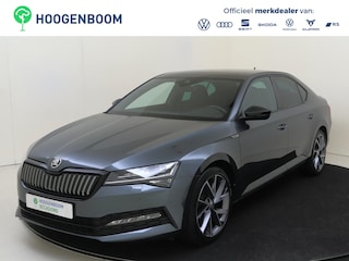 Skoda Superb 1.4 TSI iV Sportline Business | SoH 91% | Trekhaak | Achteruitrijcamera | Stoelen met memory | Adaptieve demping | Matrix LED verlichting | Keyless | Stoel- en stuurwielverwarming | Navigatie | Sfeerverlichting |