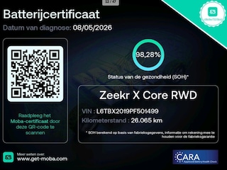 Zeekr X RWD Long Range 69 kWh Pine Green 98% SOH FULL