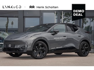 Lynk & Co 02 More 66 kWh | 360 Graden Camera | Harman Kardon | Panoramadak | Elektrisch bedienbare voorstoel met geheugen | Keyless Entry | Getint glas | Adaptieve Cruise Control | Dodehoekassistent | Sfeerverlichting | Stuurwielverwarming | Stoelverwarming