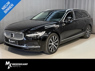 Volvo V90 2.0 T6 Plug-in hybrid AWD Plus Bright 19"/Leder + memory l + r/Stoel + stuurverwarmingAdaptieve cruise/Harman Kardon/Dodehoek/Elektrische klep/Keyless