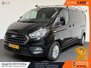 Ford Transit Custom 300 2.0 TDCI L2H1 Limited Dubbele cabine Navigatie Airco 2 Schuifdeuren Trekhaak Parkeersensoren Carplay DAB
