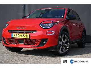 Fiat 600 1.2 Hybrid La Prima 110pk | Vol-Leder | Adaptive Cruise | Masssage | Stoelverwarming | Elektr. Achterklep | !!