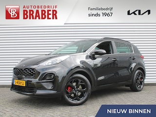 Kia Sportage 1.6 T-GDI Black Edition | 17" LM | Camera | Cruise | PDC | Navi | Leer | Zeer nette auto! |