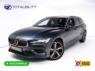 Volvo V60 2.0 T8 Plug-in hybrid AWD Ultimate Bright | Bowers & Wilkins | Panorama dak | Trekhaak | Stoel- Stuur en achterbankverw. | Head-up, Pilot assist, Elec. achterklep, 360 Camera, Electrische stoelen met geheugen
