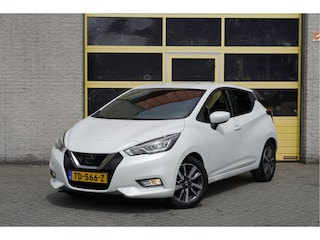 Nissan Micra 0.9 IG-T 5drs N-Connecta BJ2018 Lmv 16" | Led | Pdc | Keyless entry | Achteruitrijcamera | Navi | Climate control | Cruise control | Verwarmde voorstoelen | Extra getint glas