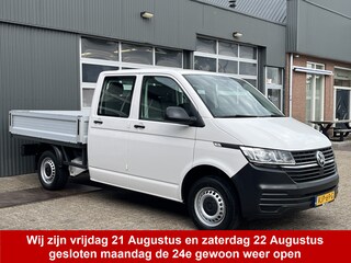 Volkswagen Transporter 2.0 TDI DC Pick-up Openlaadbak Airco Telefoonverbinding 6-Persoons 1e eigenaar Dubbele cabine P-up Euro 6 Bpm vrij voor particulier gebruik!!