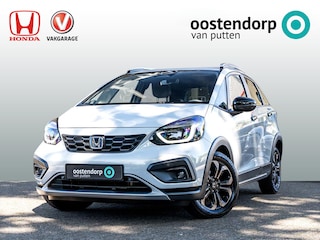 Honda Jazz 1.5 Full Hybrid Advance Crosstar automaat | Facelift | Stoelverwarming | Camera | Navigatie | PDC v/a | Adaptieve Cruise | Carplay | Stuurverw.