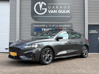 Ford Focus 1.0 ST Line 125PK Automaat,Panodak,Navi,Clima,Cruise,Isofix,Carplay,Stoel+StuurVerwarming,ElektrRamen+Spiegels,Led,HUD