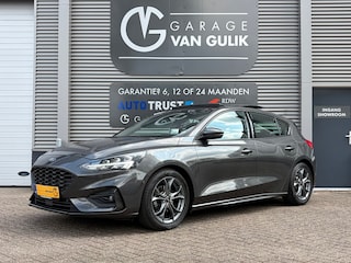 Ford Focus 1.0 ST Line 125PK Automaat,Panodak,Navi,Clima,Cruise,Isofix,Carplay,Stoel+StuurVerwarming,ElektrRamen+Spiegels,Led,HUD