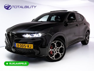 Alfa Romeo Tonale 1.5T Hybrid Veloce | Leer | Panoramadak | Elec. achterklep | Afn. trekhaak | Adap. Cruise | Harman Kardo | Stoel- verwamring en Stoel koeling, Stuur verwarming, 360 Camera, Stoel met gehuegen
