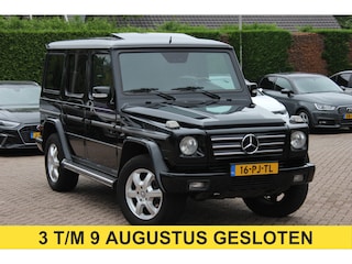 Mercedes-Benz G-klasse 500 St.Wagon / NL Auto! / Trekhaak / Schuifdak / Leder / 18'' / Elektr. stoelen / Stoelverwarming / Cruise Control