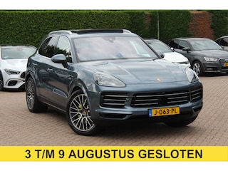 Porsche Cayenne 3.0 E-Hybrid / Trekhaak / Panoramadak / 360Camera / Head-up / Luchtvering / 21'' / Matrix LED / Leder / Sportchrono / Bose / Stoelventilatie / Stoelverwarming 4x / 4zone / Dodehoek / DAB / ACC