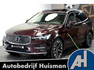Volvo XC60 2.0 T6 AWD 335kW/399pk Aut8 Recharge Ultra Bright Executive LUCHTVERING + BOWERS&WILKINS + MATRIX LED + PANORAMADAK + BLIS + HEAD-UP + PILOT ASSIST + STOELVERWARMING/-VENTILATIE/-MASSAGE + ADAPT.CRUISE + 360 CAMERA + STUURVERWARMING + 21" LM-VELGEN!