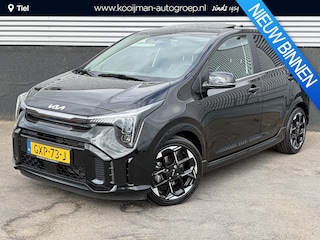 Kia Picanto 1.0 DPI GT-Line Automaat, Nieuw geleverd, NL-auto, Schuif/kanteldak, Stoel- & Stuurwielverwarming, Lederen bekleding, LMV, LED