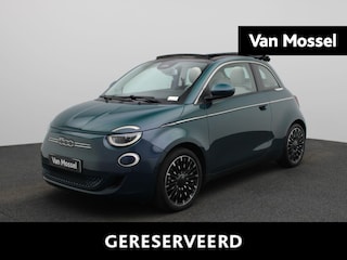 Fiat 500 500e 42 kWh La Prima | WORDT VERWACHT | APPLE CARPLAY - ANDROID AUTO | NAVIGATIE | STOELVERWARMING | LEDEREN BEKLEDING | LED |