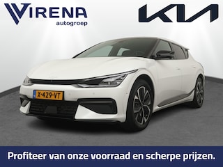 Kia EV6 GT-Line 77.4 kWh - Schuif/kantel dak - All-Season banden - MERIDIAN AUDIO - Warmtepomp - Stoelverkoeling - Stoelverwarming - Fabrieksgarantie tot 02-2031 of 150.000km