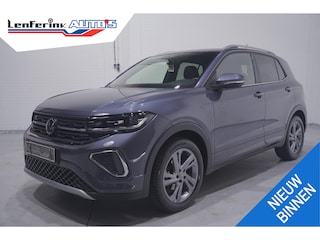 Volkswagen T-Cross 1.5 TSI R-Line Navi 2xR-line PDC v+a Private-glas 17"-LMV Digi-cockpit Carbon-inlegdelen cruise-controle climate-controle  Apple Carplay Achteruitrijcamera Stoelverwarming