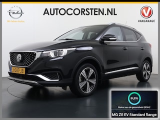 MG ZS EV Luxury 45kWh SOH 92% Panorama-Schuifdak Leder+Verwrmd Trekhaak Adap.Cruise Camera Navi Apple Carplay Android Auto Elek.Stoel Pdc Airco Privacy Glas Isofix DAB Lmv 17" Keyless 1e Eigenaar Dealeronderhouden