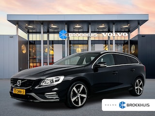Volvo V60 2.0 T4 Business Sport | 1e Eigenaar | 18" | Trekhaak | Sportleder | Schuifdak | Stoelverwarming | Keyless | Parkeercamera | Xenon