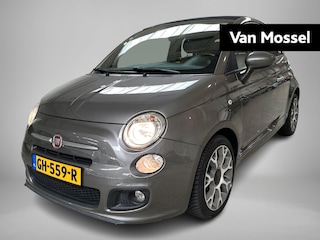 Fiat 500 0.9 TwinAir Turbo 500S | Airco | All Seasonbanden | Canvas Open Dak | Interscope HiFi Audio | Pelle Frau Leder | Parkeersensoren Achter |
