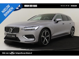 Volvo V60 T6 PLUG-IN HYBRID AWD ULTRA BRIGHT *UNIEK!* -PANO.DAK|BOWERS&WILKINS|SLATE|360°CAM|HEAD-UP DISP.|PRIVACY.GLAS|TREKHAAK|19"|SoH:98%