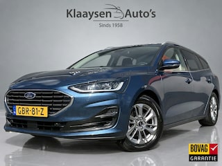 Ford Focus Wagon 1.0 EcoBoost Hybrid 155 pk Titanium AUT. | 1e eigenaar | dealer onderh. | navigatie | cruise control | BTW auto