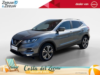 Nissan Qashqai 1.3 DIG-T N-Connecta | Apple Carplay & Android Auto | Cruise Control | Climate Control | Lichtmetalen velgen | Panorama dak | 360 camera | Parkeersensoren voor en achter |