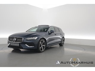Volvo V60 2.0 T6 Plug-in hybrid AWD Plus Dark | Pano | HUD | Memory Seats | 360cam | 19'' | Leder | Bliss | Pilot Assist | H&K Audio