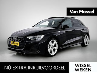Audi A3 Sportback 35 TFSI S edition | 2x S-LINE | Panoramadak | SONOS | Matrix | Sfeerverlichting | Stoelverwarming | Virtual Cockpit | Apple Carplay / Android Auto | Cruise Control | Climate Control | 18" Lichtmetalen Velgen |