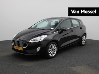 Ford Fiesta 1.0 EcoBoost Titanium | Automaat | Winterpack | Stoel/Stuur verwarming | LMV | Keyless | Parkeer sensoren | Cruise Control | Bluetooth | Navigatie | Climate control | Apple carplay | DAB