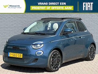 Fiat 500 Cabrio La Prima 42 kWh | SOH 91%| 1e Eigenaar | Dealeronderhouden | Adaptieve Cruise Control | Lane Assist | Stoelverwarming | Navigatie | DAB | Apple Carplay | Parkeersensoren Voor & Achter | Parkeercamera