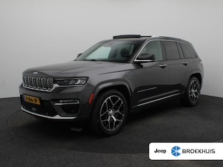 Jeep Grand Cherokee 2.0 Summit Reserve 4xe | SOH 92% | Luchtvering | McIntosh | Pano dak | 21"LMV | Stoelverw. en verkoeling V+A | Memory | Elek. stoelen | HUD | Passagier display | Carplay |