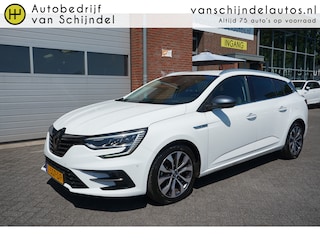 Renault Mégane Estate 1.6 PLUG-IN HYBRID 160PK BUSINESS EDITION ONE VOL LUXE!!! ORIGINEEL NEDERLANDS LEDER STOEL+STUURVERWARMING FULL LED ANDROID/APPLECARPLAY NAVI DIGI DASH CAMERA PDC V+A CLIMA CRUISE ENZ...