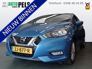 Nissan Micra 1.0 IG-T N-Connecta Navigatie, Airco, Achteruitrijcamera, Elek ramen V/A, Cruise controle, Led dagrijverlichting,  Pdc achter, Lm velgen 16'', Nederlandse auto!! Bovag afleverpakket 695,-
